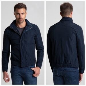 NWT WRK Navy Blue Crystler Men's Windbreaker